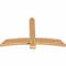 Ekena Millwork Bellingham Timber Gable Bracket, Western Red Cedar, 60"W x 38"H x 3 1/2"D x 5 1/2"F, 15/12 Pitch GBW060X38X0406BEL00SWR - alternate 2